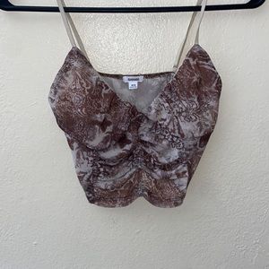 Sheer garage tank top